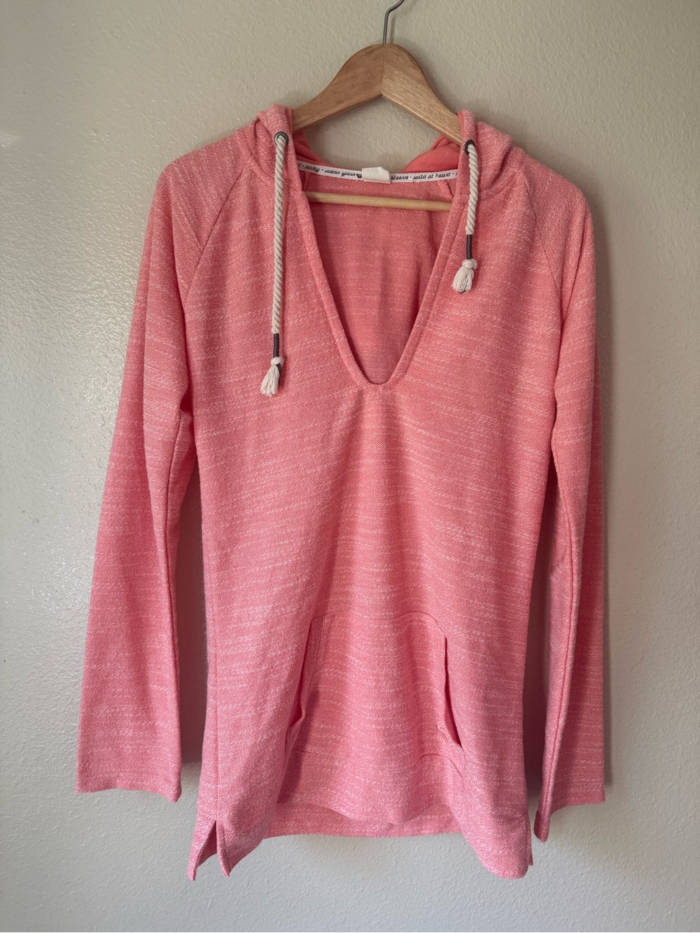 Roxy Coral V-Neck Hoodie Pullover
